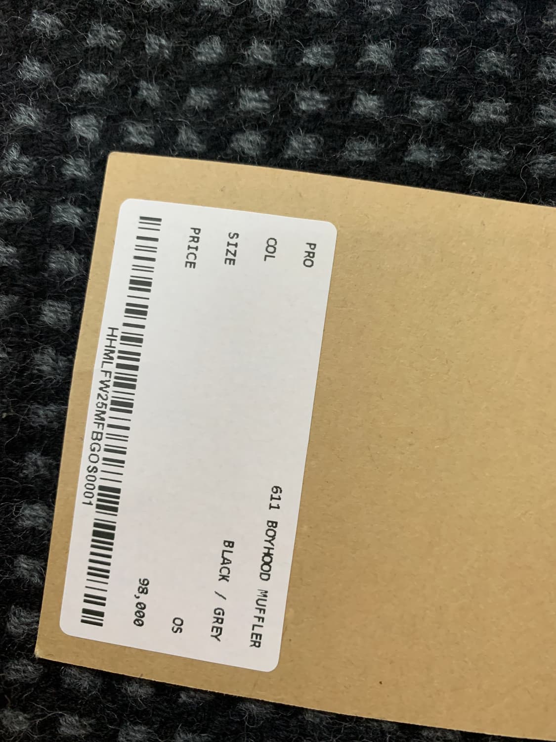 마이라이브러리 히즈핸더 611 머플러 상품이미지2