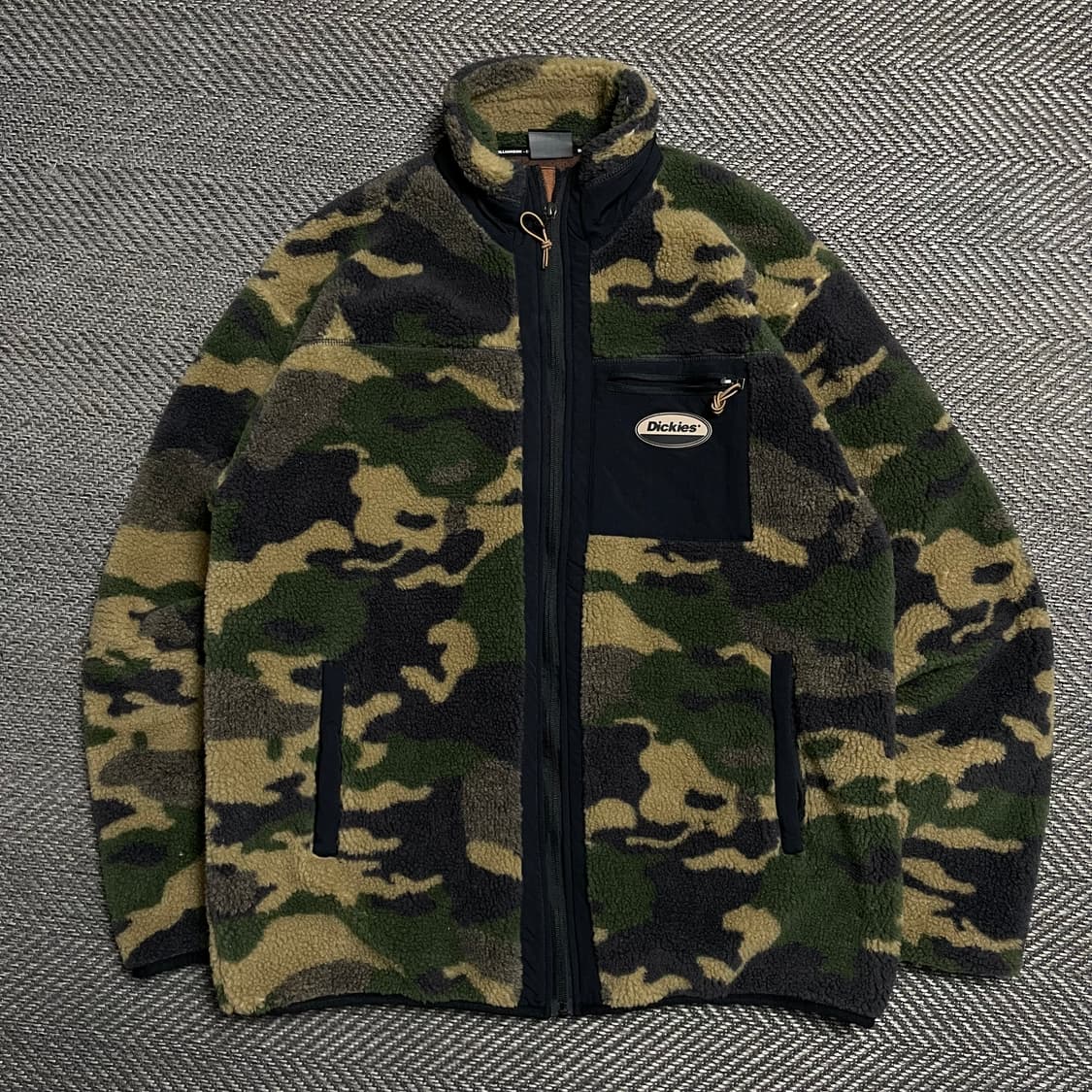 디키즈 카모플라쥬 밀리터리 쉐르파 플리스 집업y 5230 상품이미지2