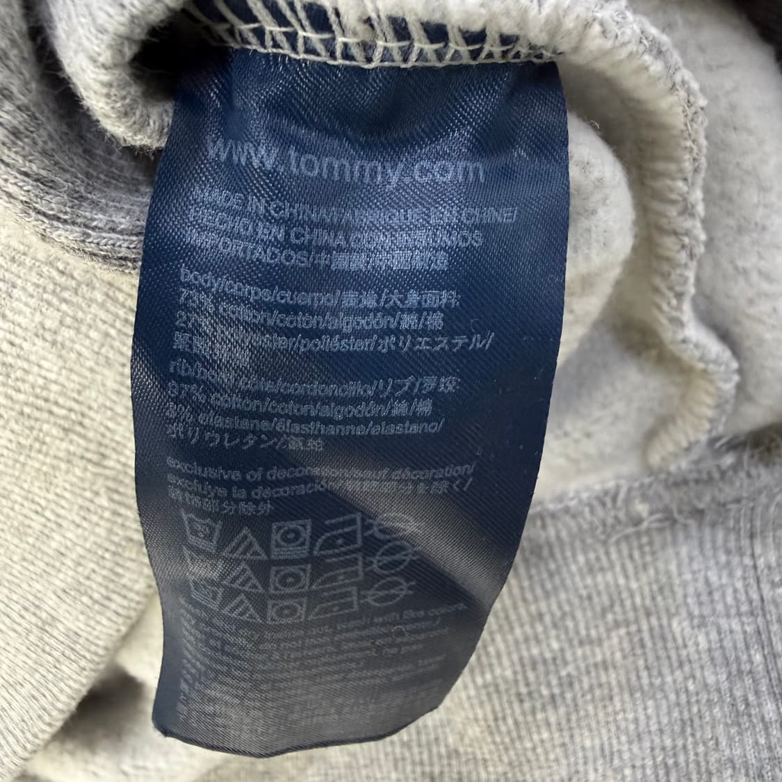 L 타미힐피거 미니로고 맨투맨 0303T 상품이미지4