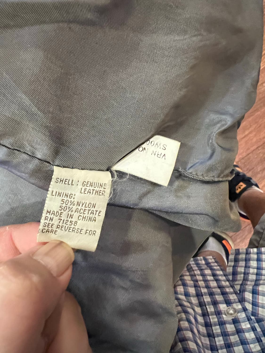 빅사이즈 wuwear 우웨어 가죽자켓 4xl 상품이미지4