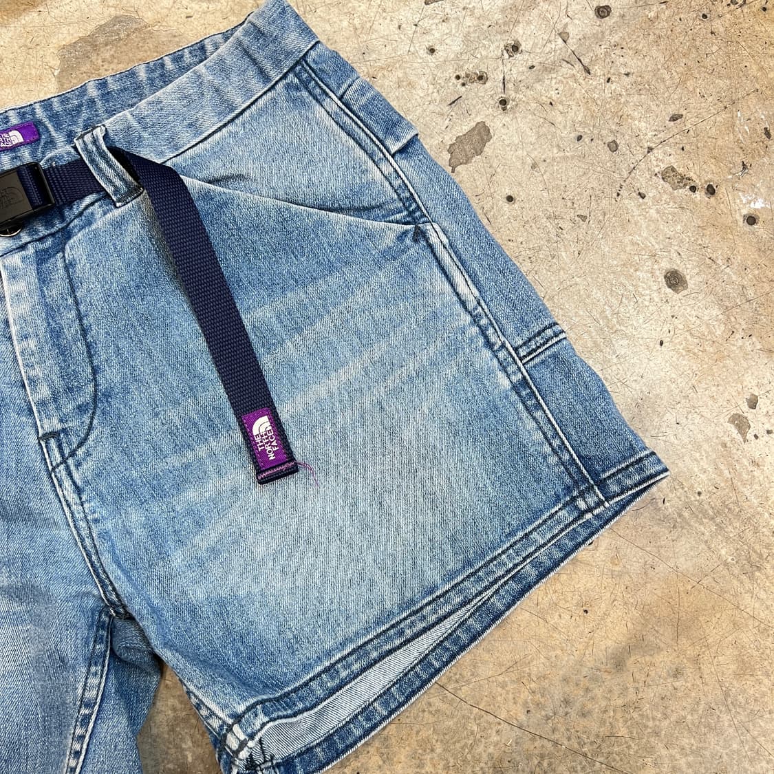 노스페이스 퍼플라벨 COOLMAX Stretch denim shorts 상품이미지3