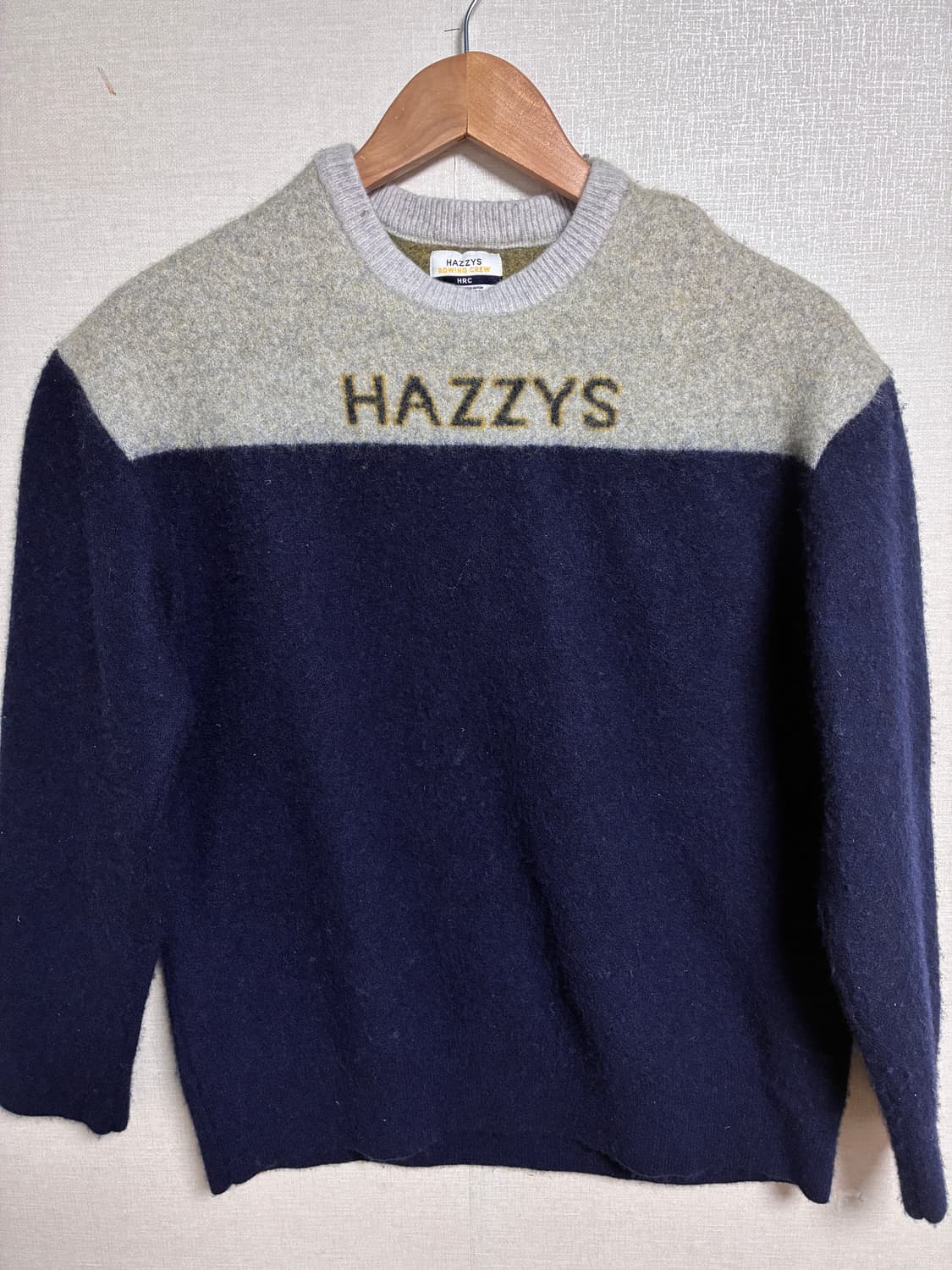 빈티지 헤지스 로잉클럽 니트 XL 상품이미지2