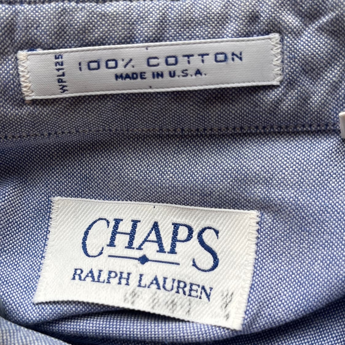 L) 올드 챕스 랄프로렌 미국 생산 버튼다운 OX셔츠 상품이미지2