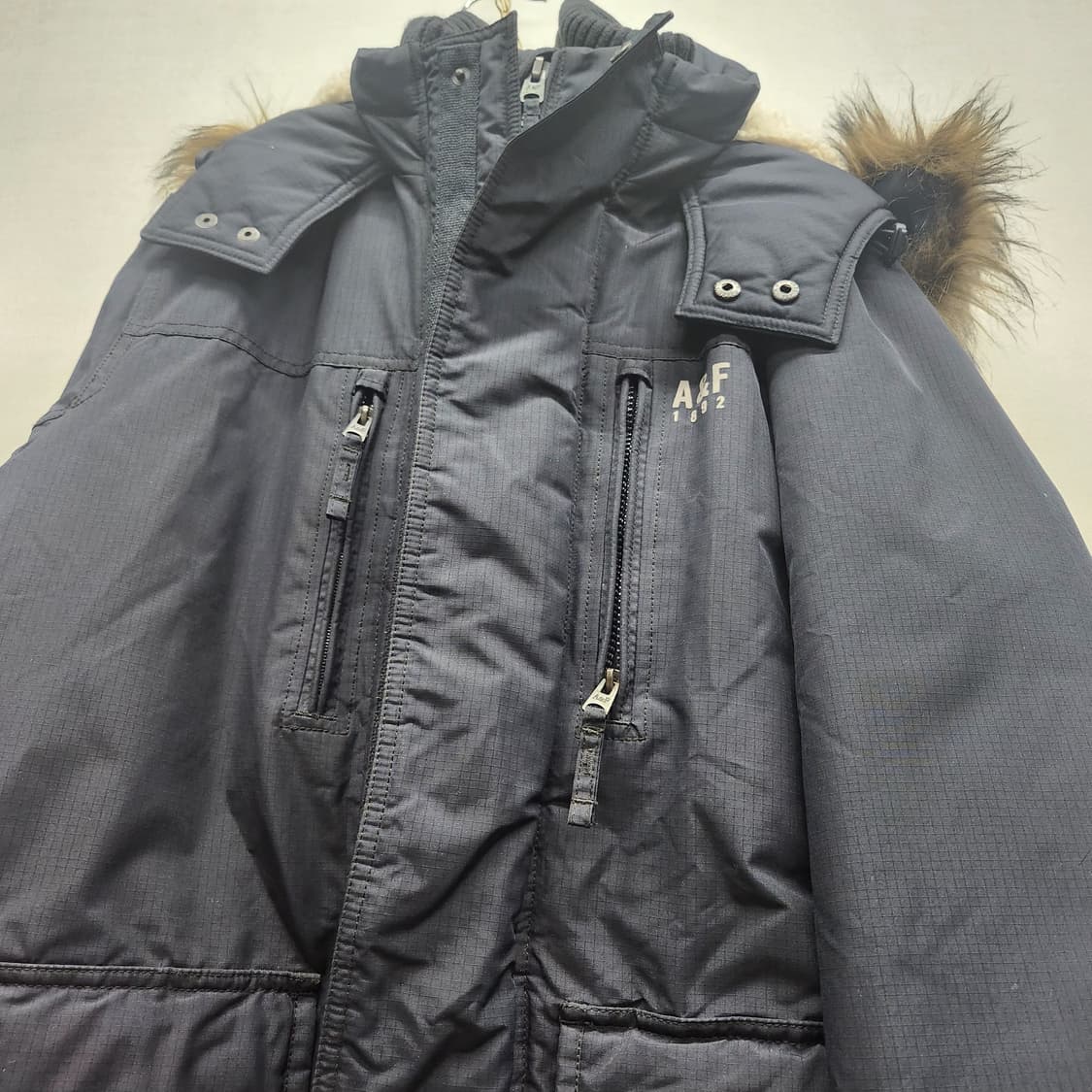 아베크롬비 파카 후드털 패딩 XL(XL~2XL) 상품이미지2