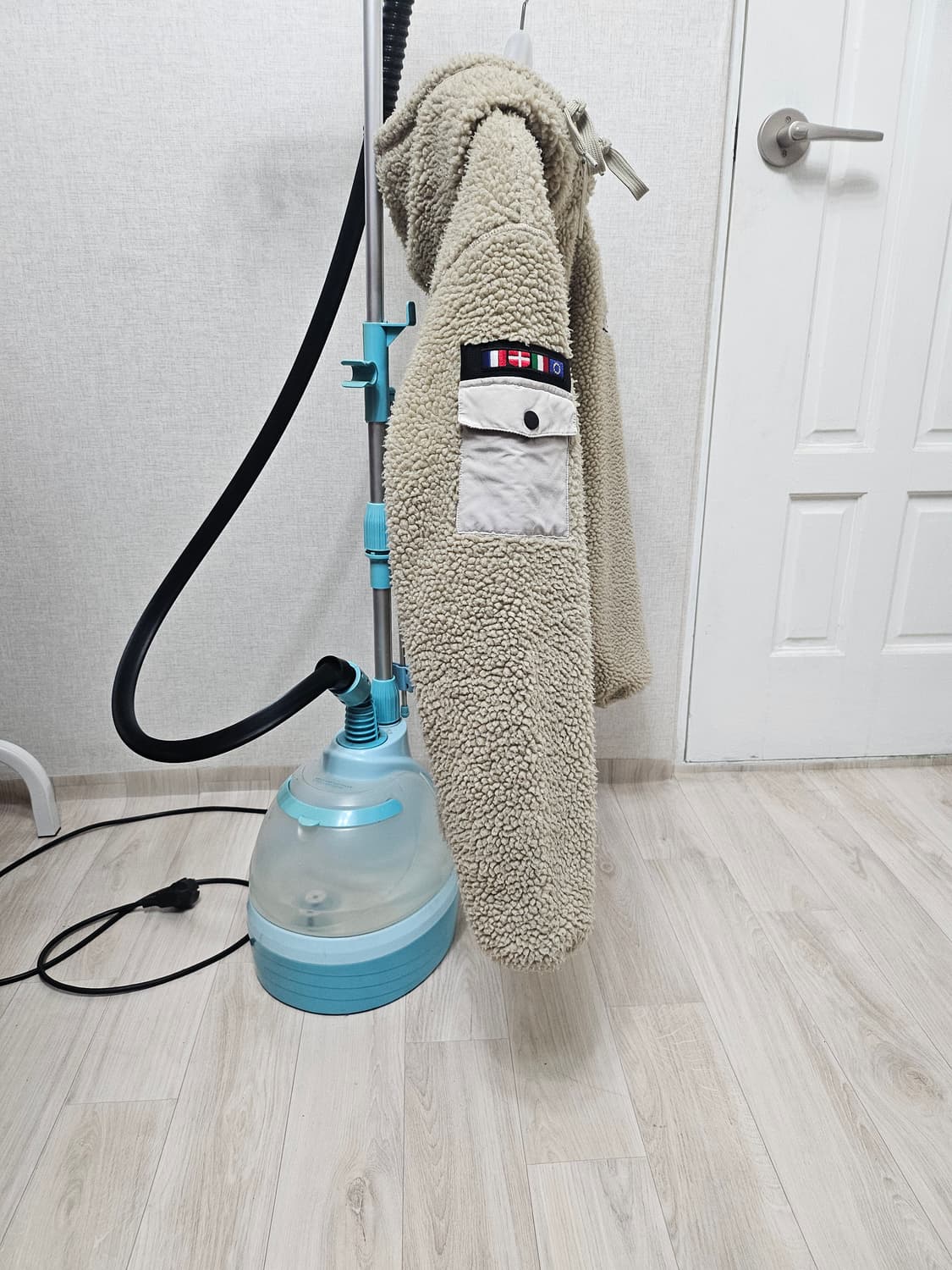 (100)L☆초대장급☆ 아이더 대장 스투키[샌드베이지] 쉐르파 후리스점퍼 상품이미지5