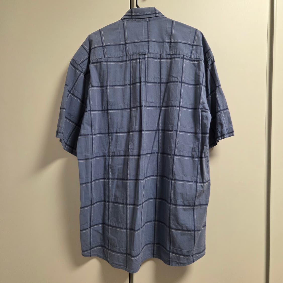 프랑스제 Lacoste 반팔 체크 셔츠 XL-2XL(110) 상품이미지7