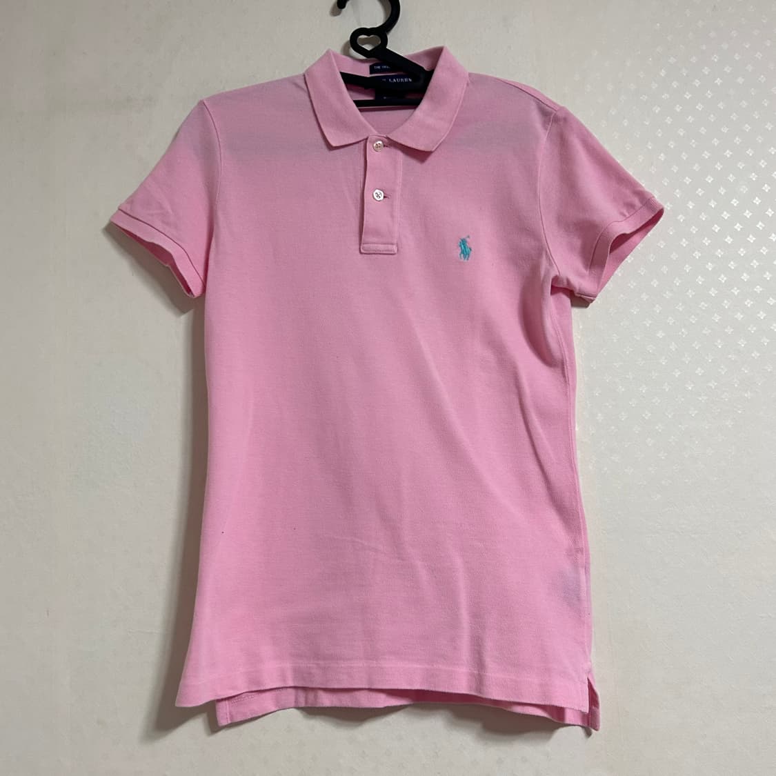 폴로 랄프로렌 PK 반팔 카라 티셔츠 핑크 M  상품이미지4