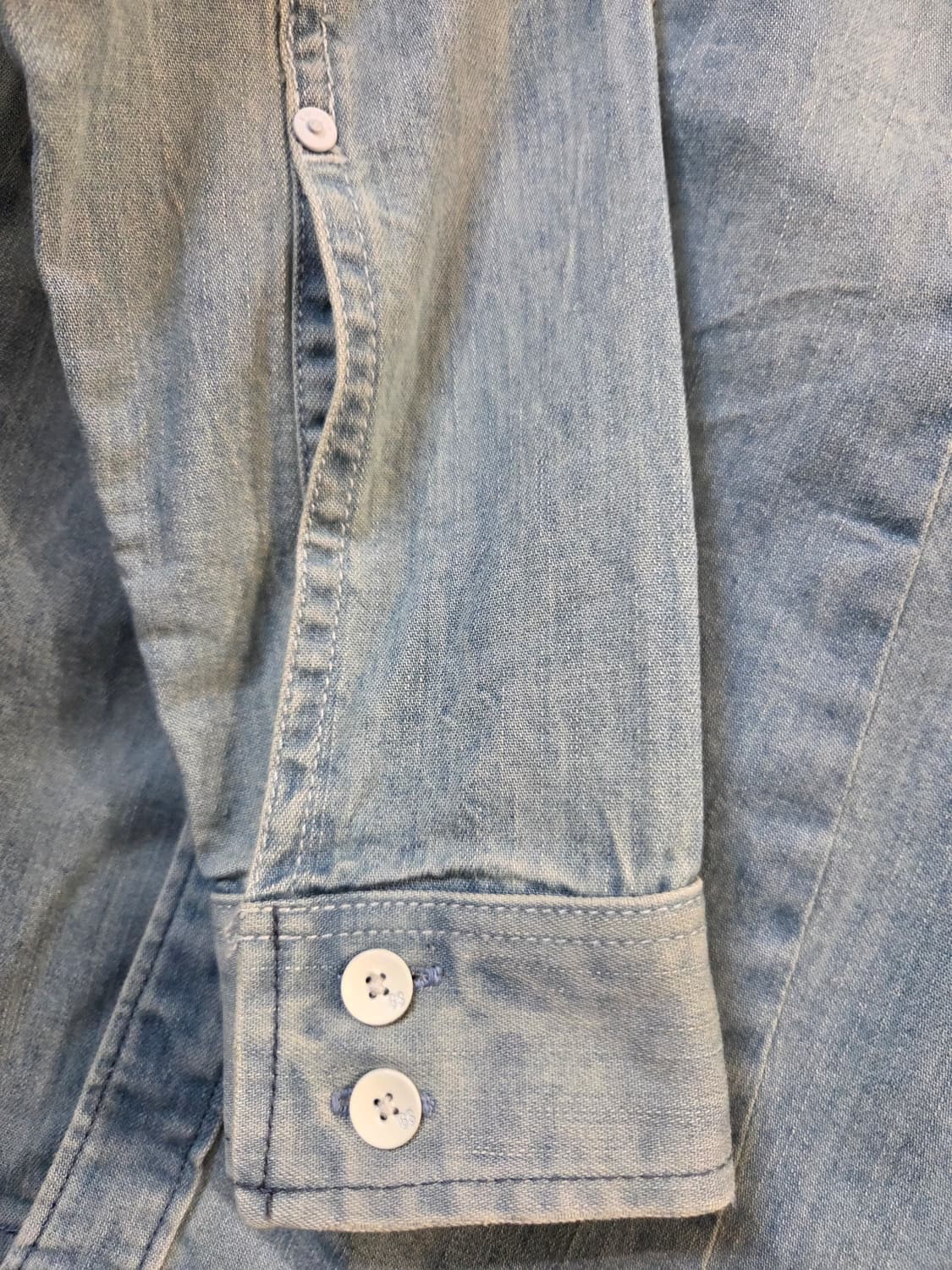 G-STAR RAW 청 데님 셔츠 남방 긴팔(S) 상품이미지3
