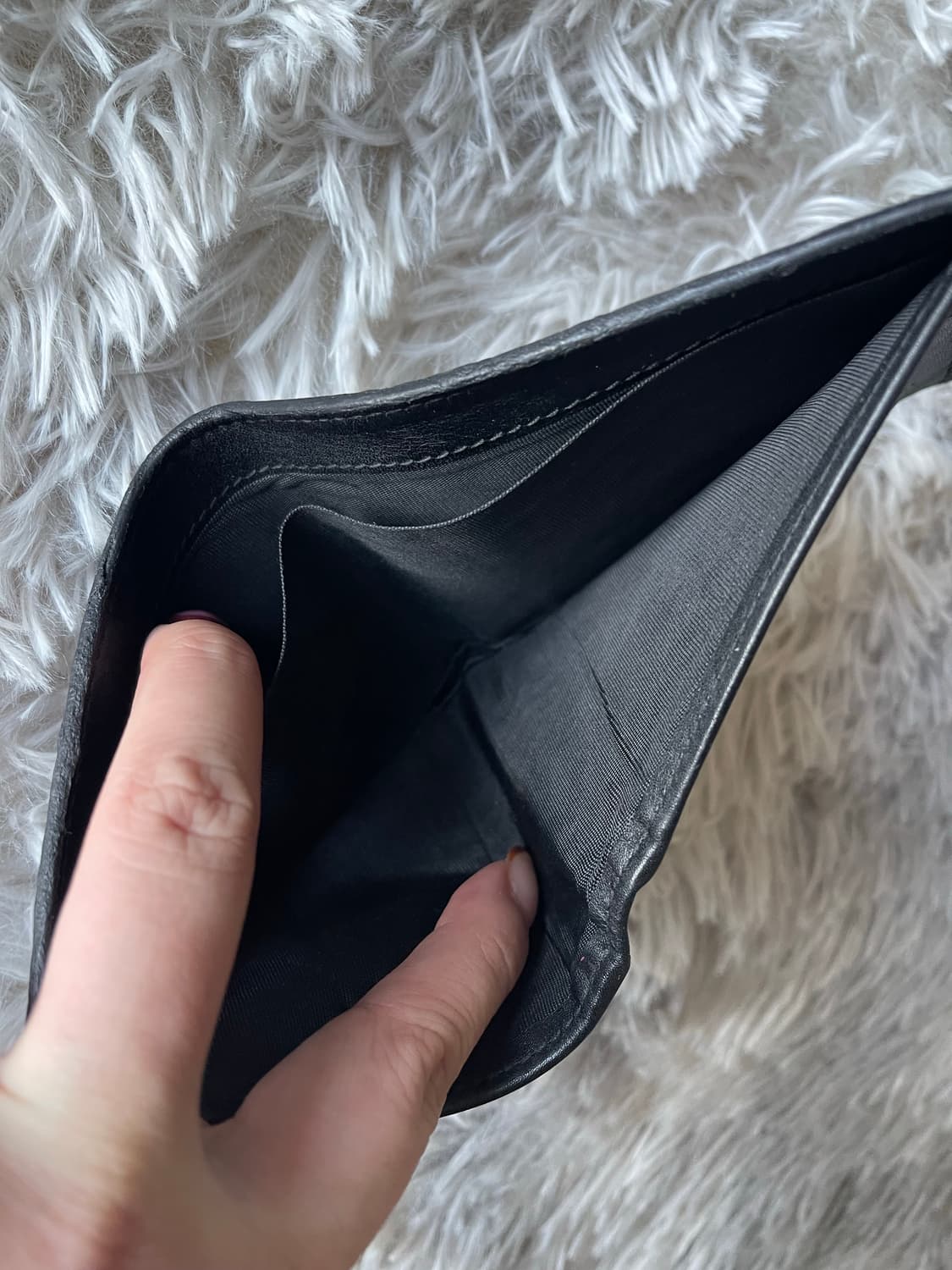 구찌 마이크로시마 반지갑 블랙 상품이미지4