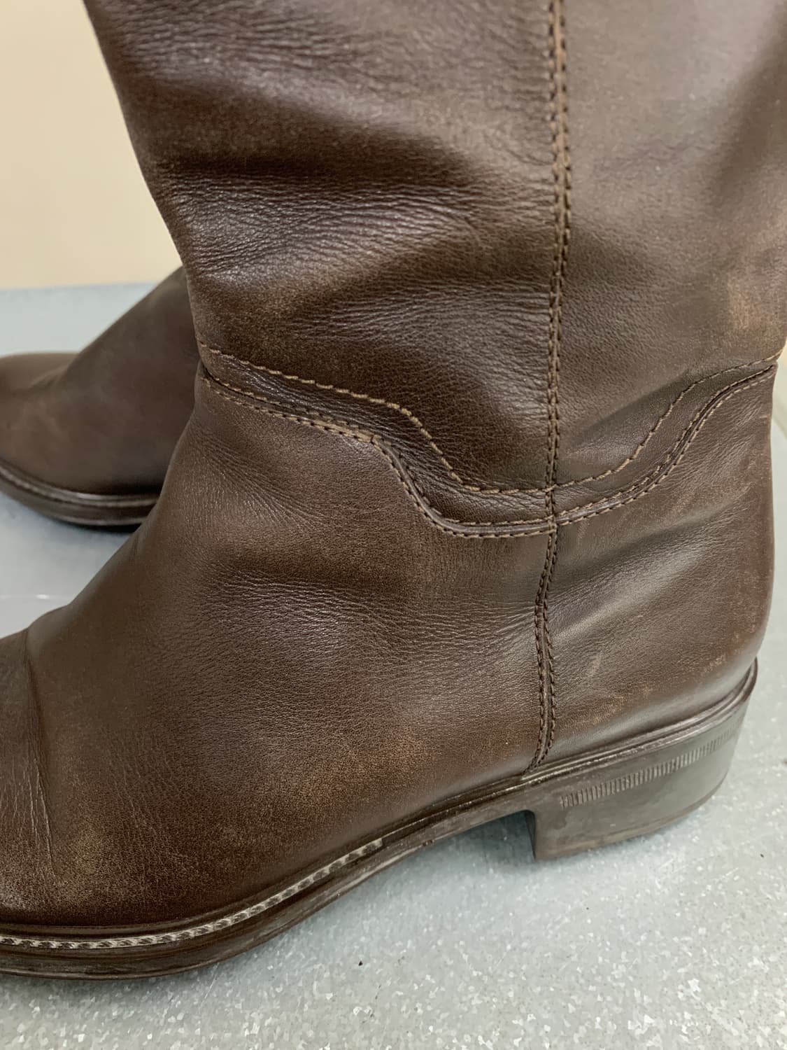 페레가모 롱 가죽 부츠 6(250) 상품이미지6