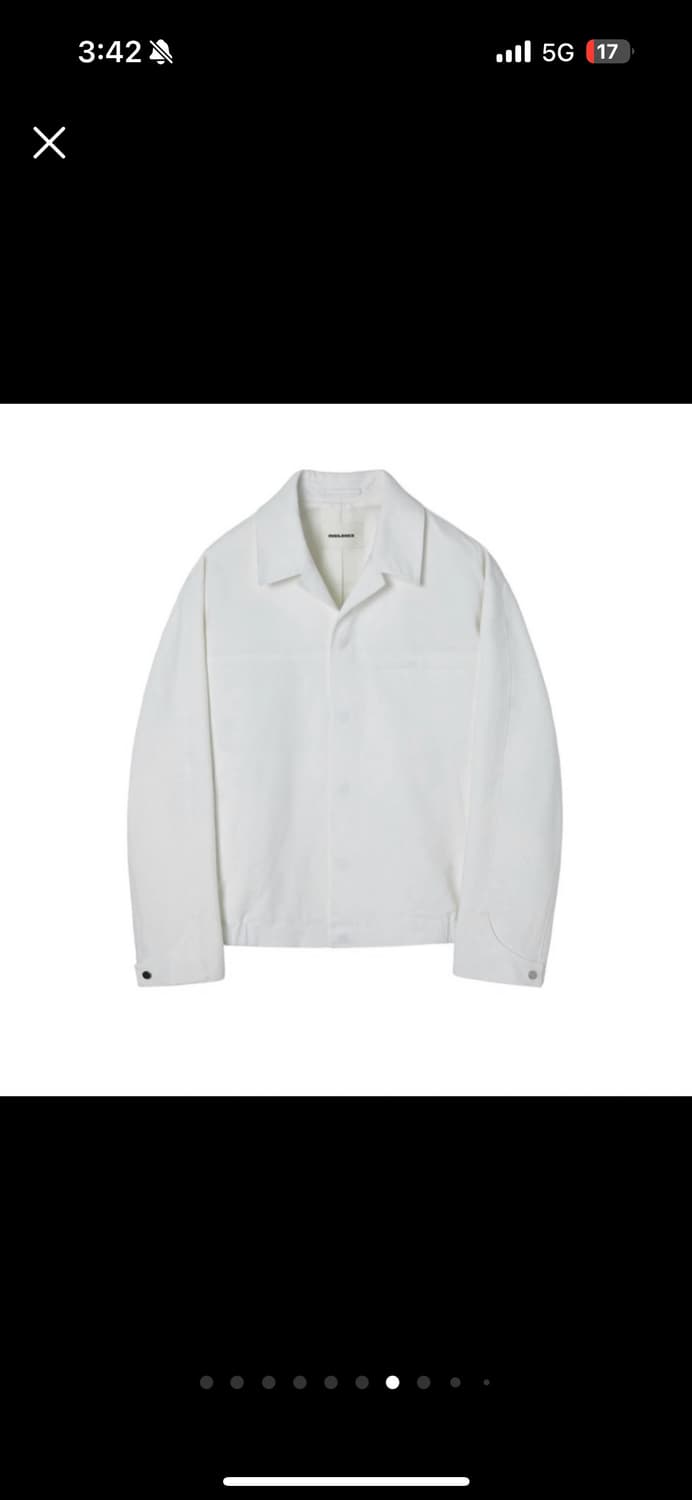 인사일런스 자켓 화이트 상품이미지4