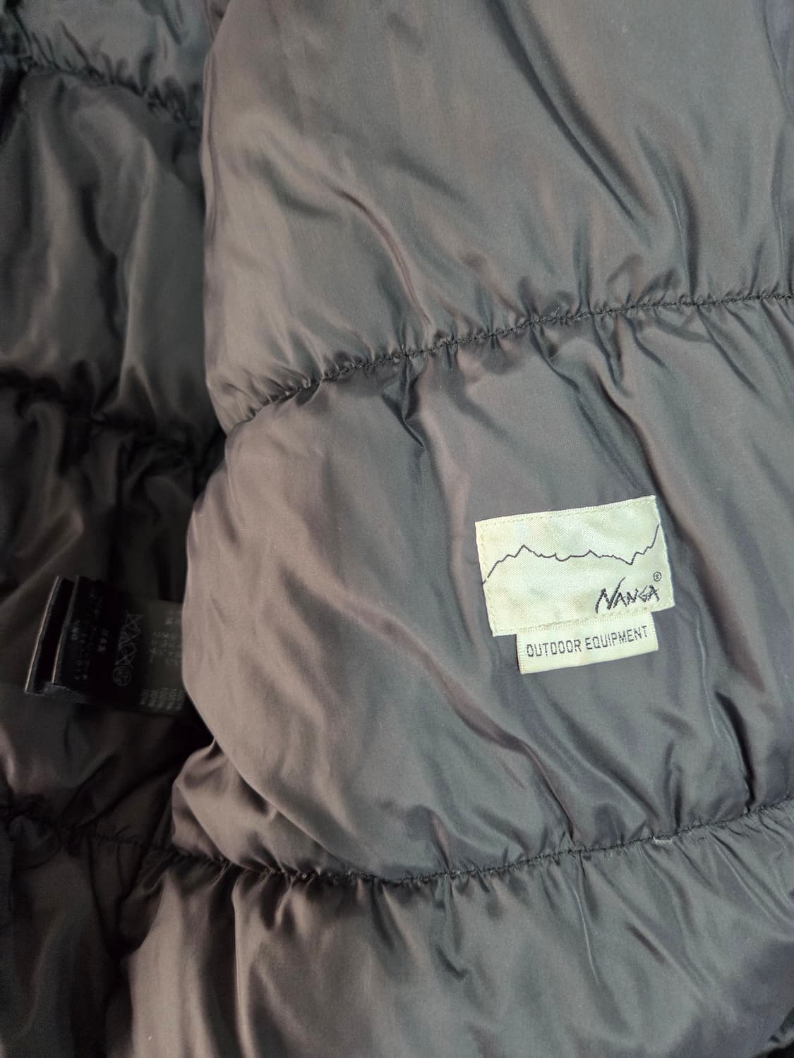 [L] 난가 x 어반리서치 오로라 다운 블루종 블랙 / 패딩 자켓 파카 상품이미지4