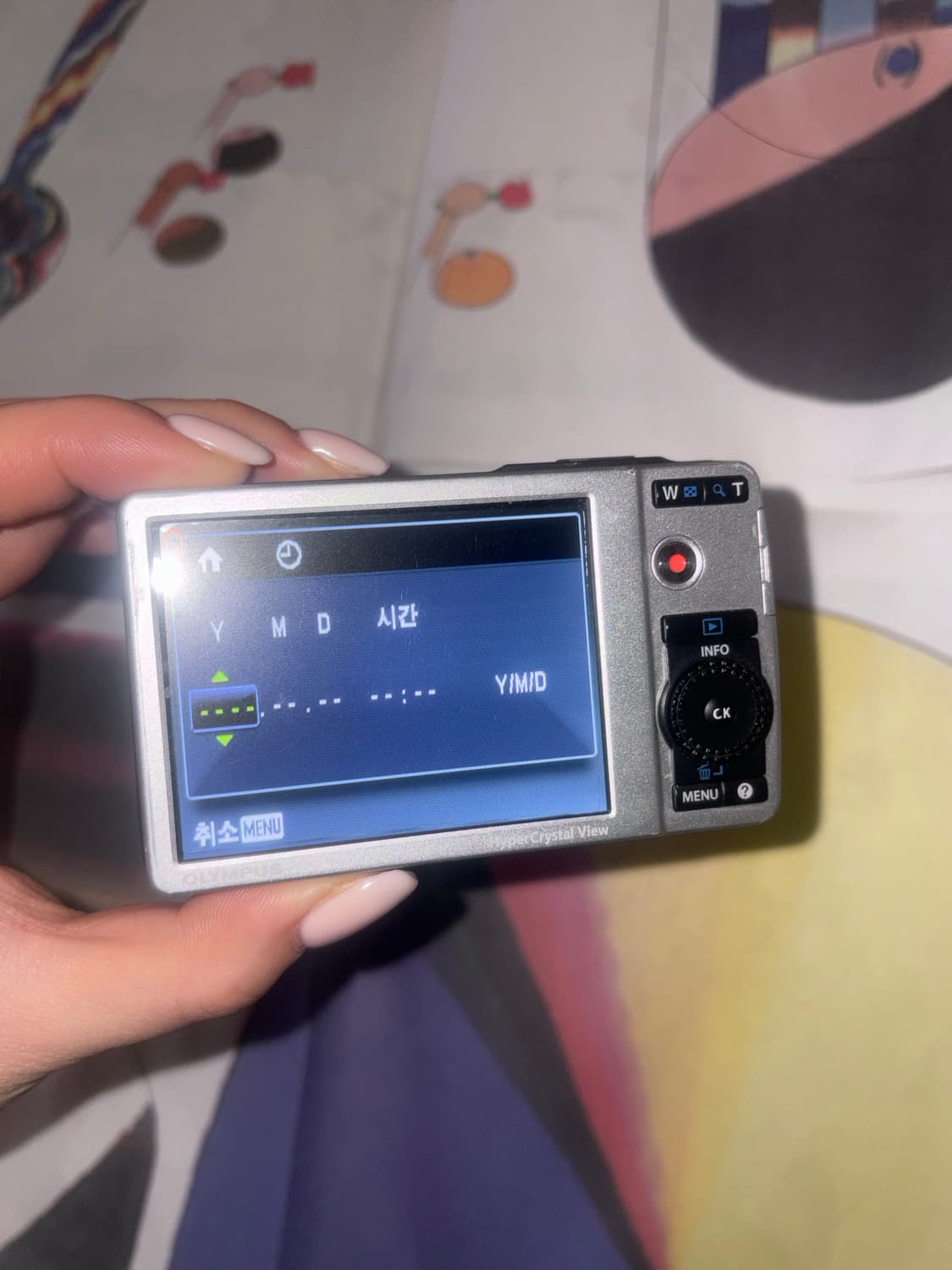 올림푸스 뮤 7040 블루컬러 디카 (작례O) 상품이미지3