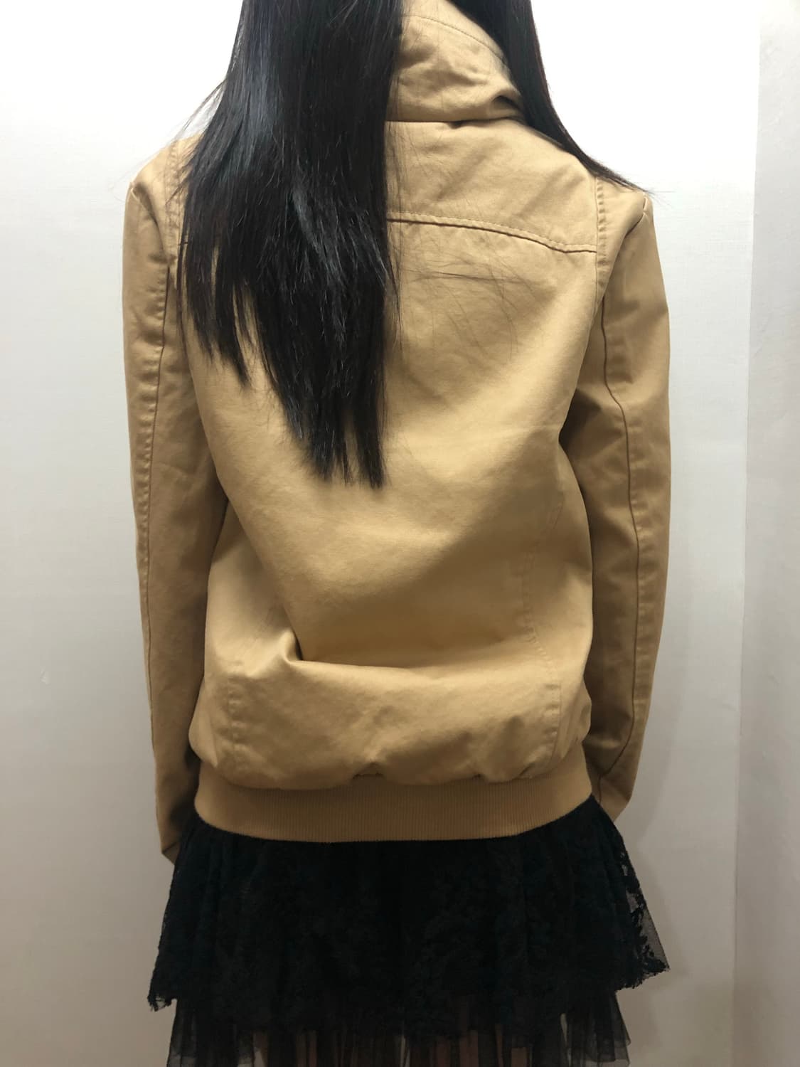 빈티지 베이지 코튼 펑크 자켓 상품이미지9