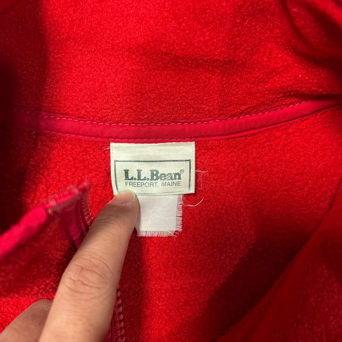 [XL] 80s 엘엘빈 자수로고 플리스 자켓 상품이미지6