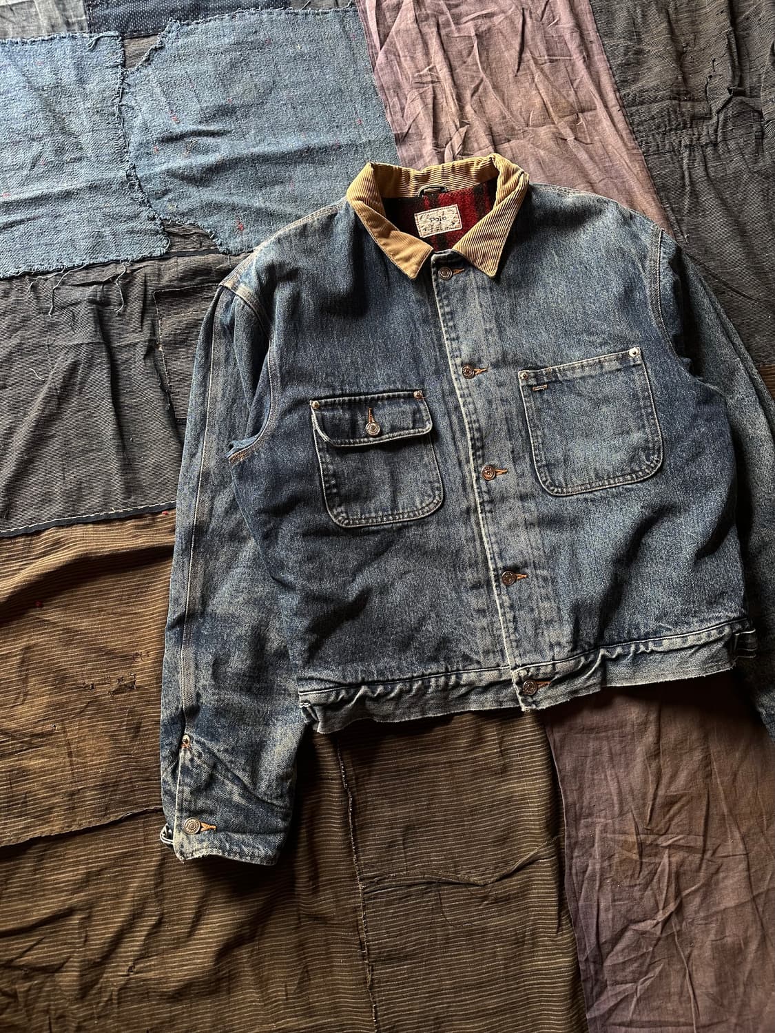 80s Polo Dungarees Denim Jacket 상품이미지2