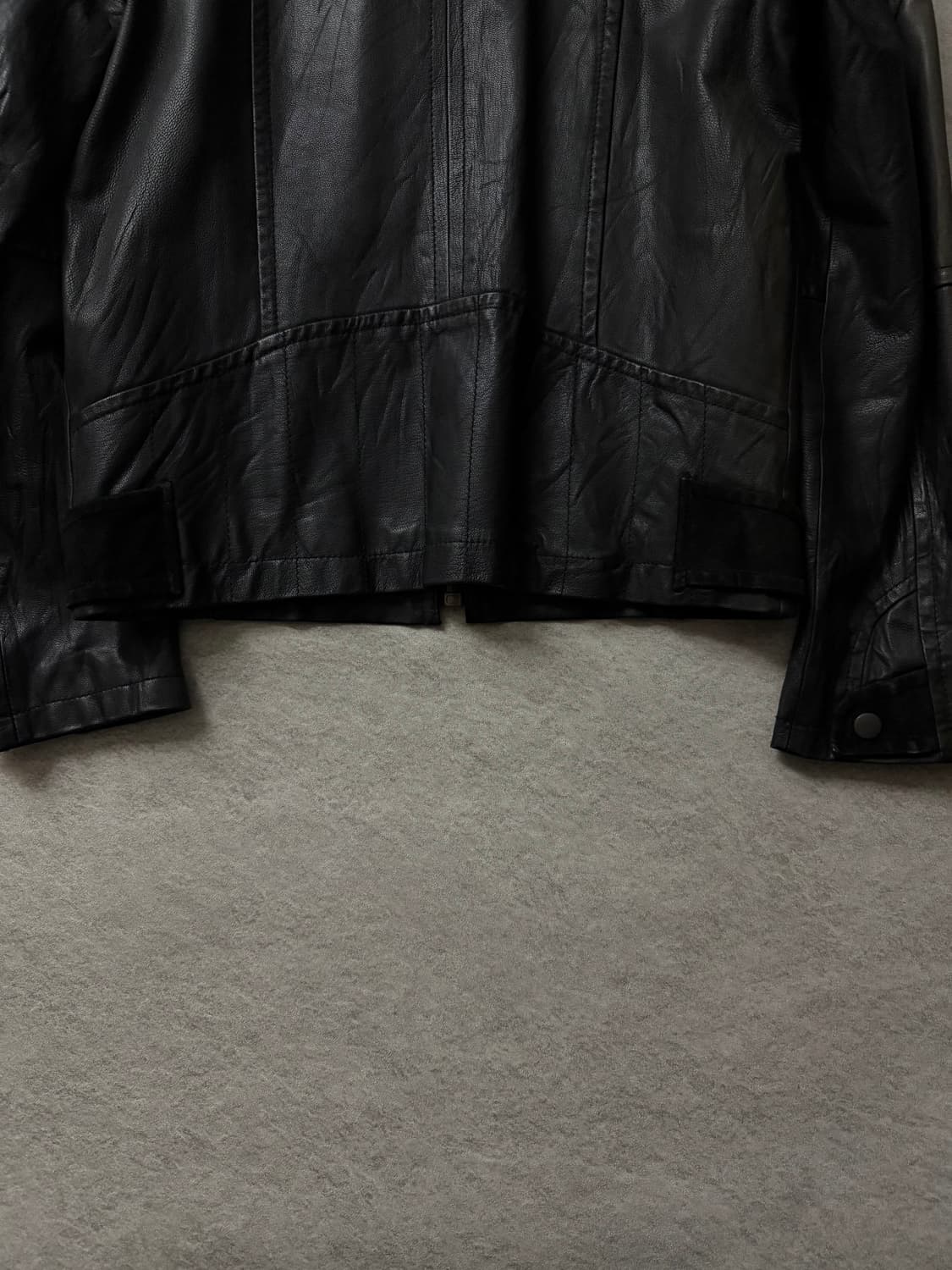 버카루 램스킨 레더 자켓 상품이미지8