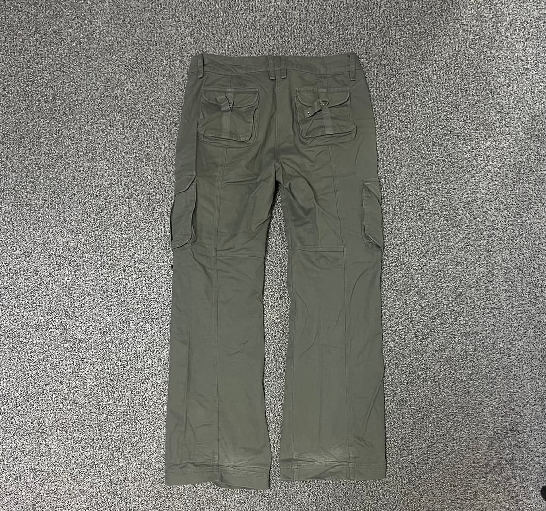 올리브 카키 카고 팬츠 상품이미지3