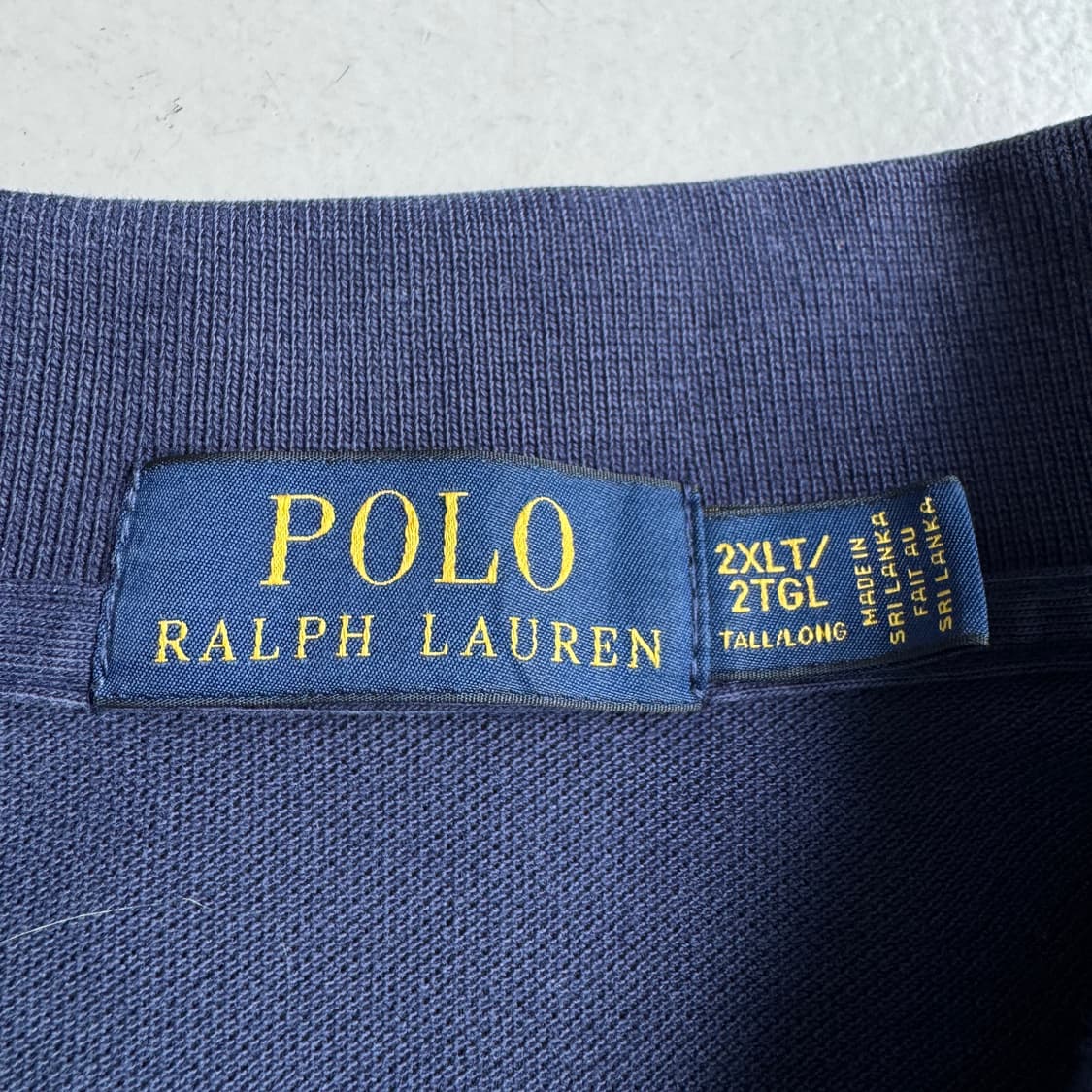 폴로 신형 XXL 포니 빅사이즈 PK 카라 반팔 티셔츠 네이비 상품이미지6