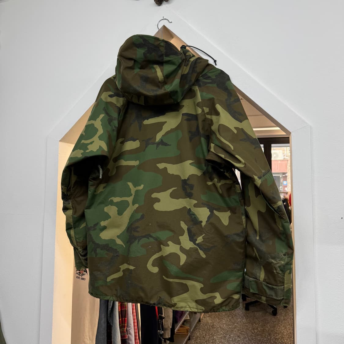 빈티지 프랑스군 카모 고어텍스 자켓 made in France (XL) 상품이미지4