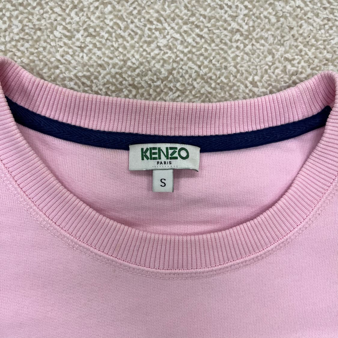 [S] 겐조 타이거 자수 로고 크루넥 맨투맨 핑크 3970 상품이미지9