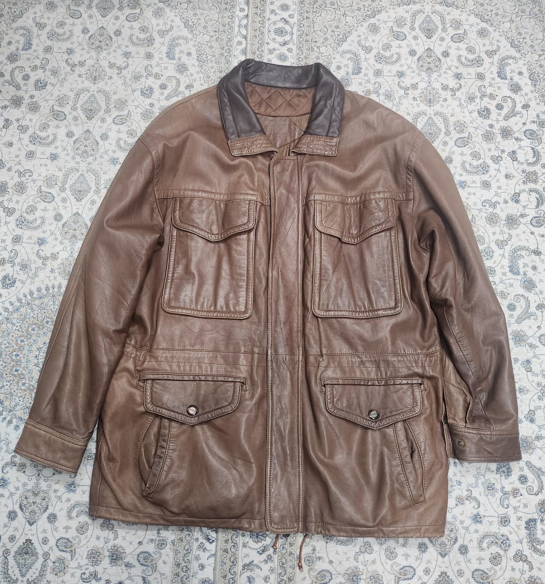 90s 빈티지 리얼 레더 M65 자켓 L (115까지) 상품이미지1