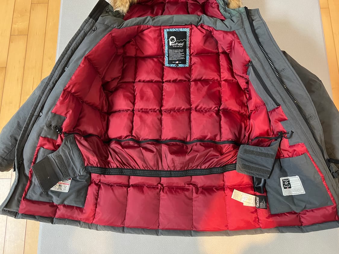 무료배송 - 펜필드 소닉 후삭 코요태 후드 다운 패딩 점퍼 XL 상품이미지8