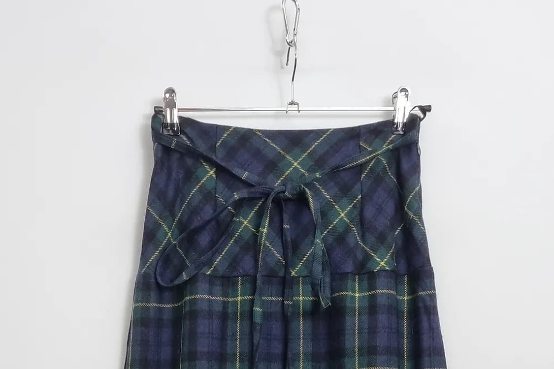 COSMETX 체크 롱스커트  상품이미지3