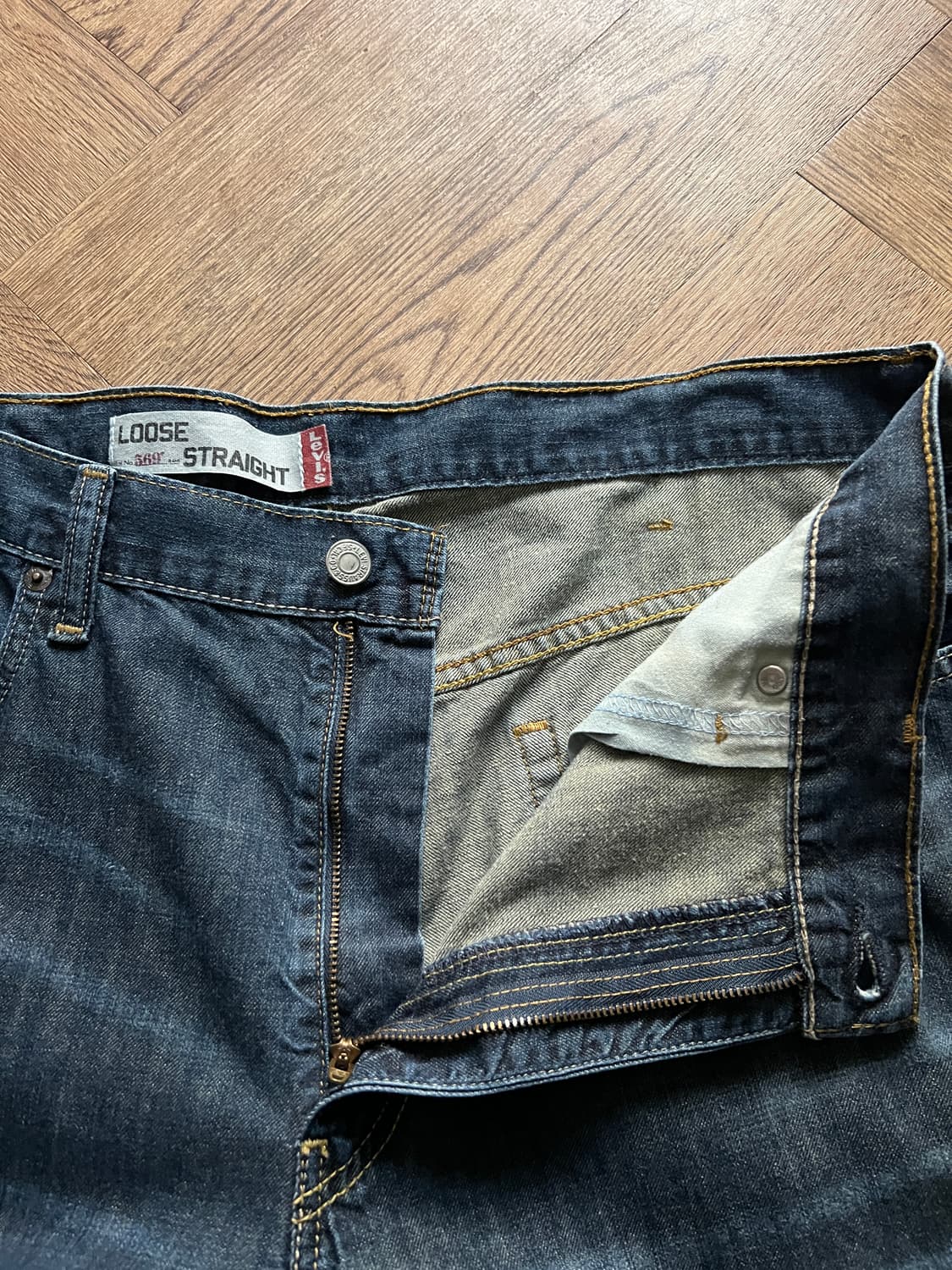 [38]리바이스 569 테이퍼드 핏 커스텀 데님 팬츠 상품이미지5