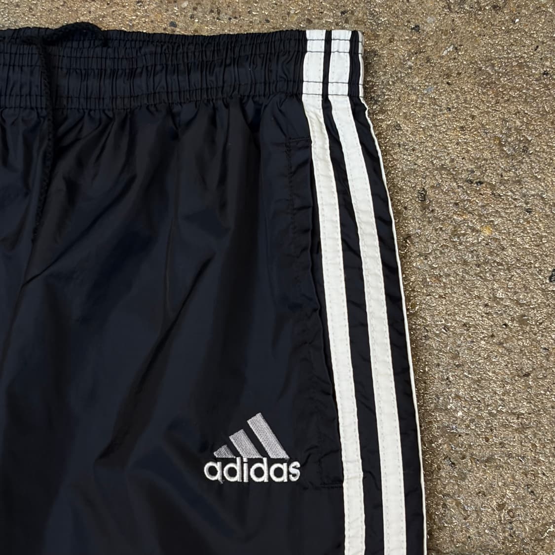 90s USA 아디다스 삼선 츄리닝 트레이닝팬츠 바람막이 팬츠 상품이미지3