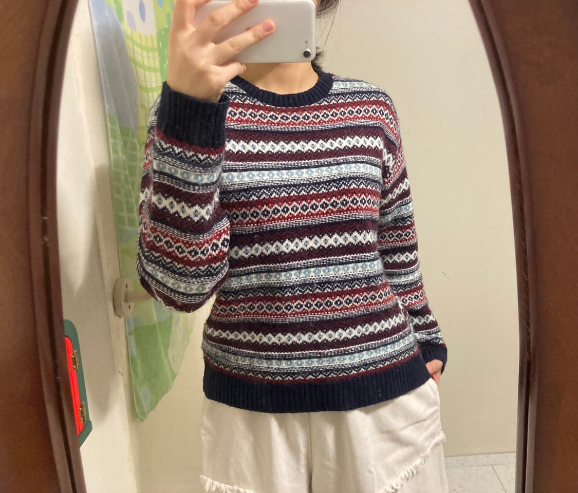 패턴 니트 상품이미지4