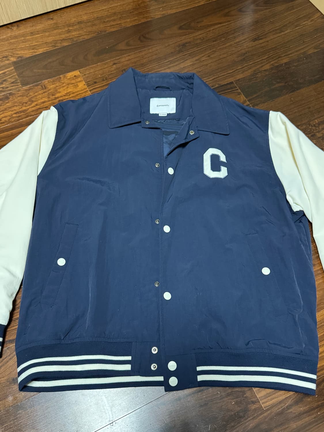 커버낫 바시티 자켓 네이비 (C로고) XL covernat 상품이미지2