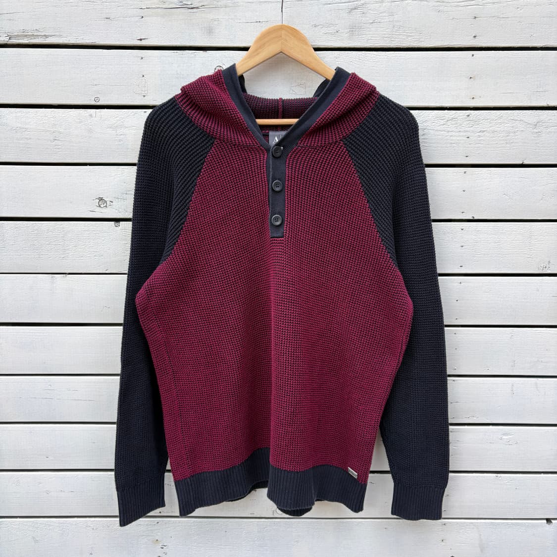 Armani Exchange 아르마니 익스체인지 후드 니트 상품이미지1