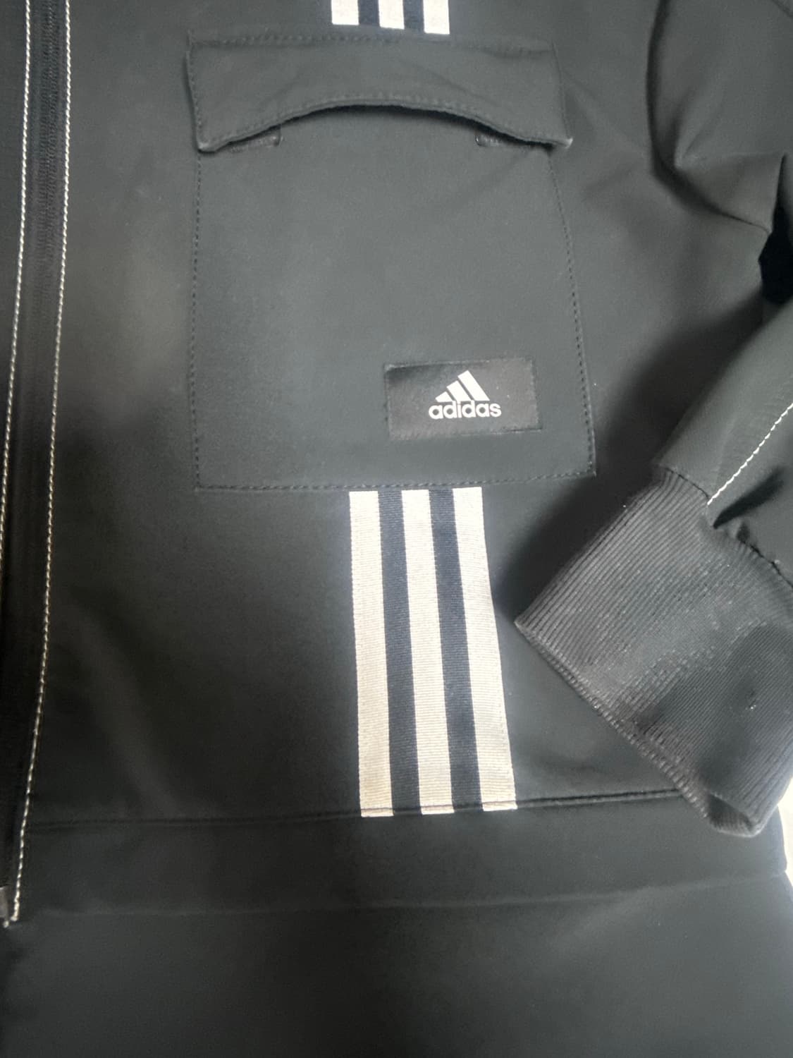 아디다스 블랙 후드 집업 🖤 상품이미지3