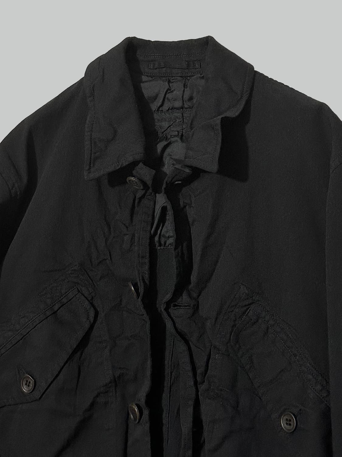 꼼데가르송 옴므 축융 폴리 자켓 블랙 상품이미지3