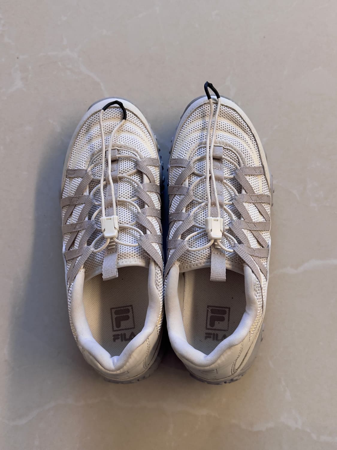 [250] 휠라 에샤페 레이스 운동화 베이지 상품이미지4