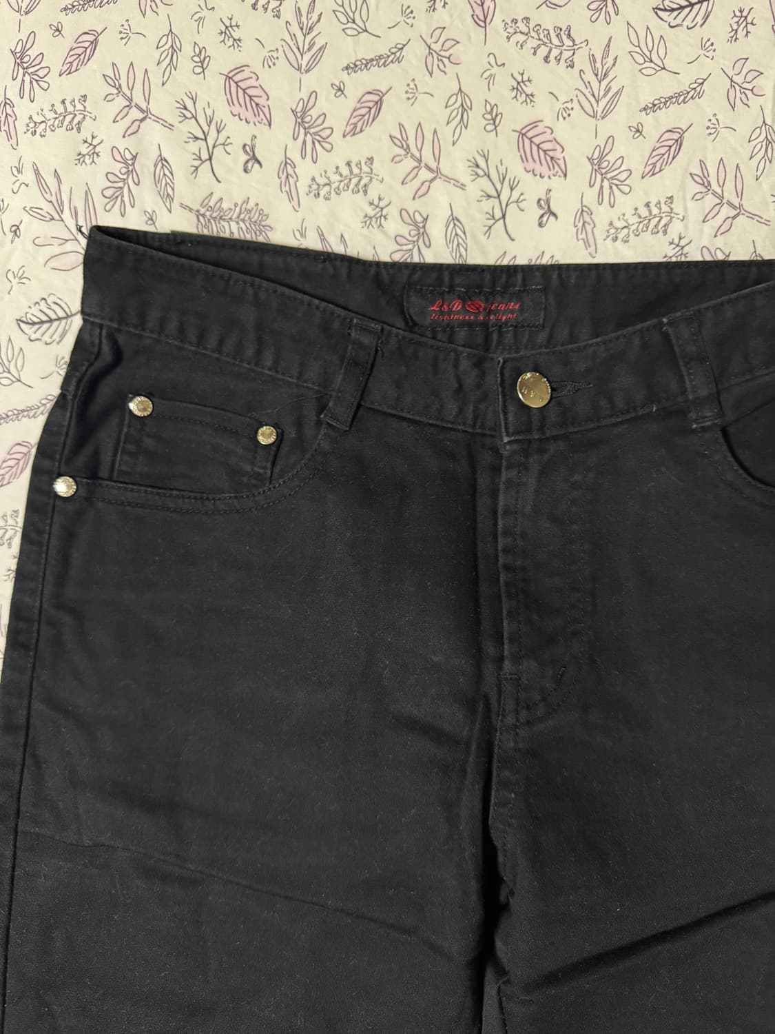 BLACK COTTON PANTS 상품이미지2