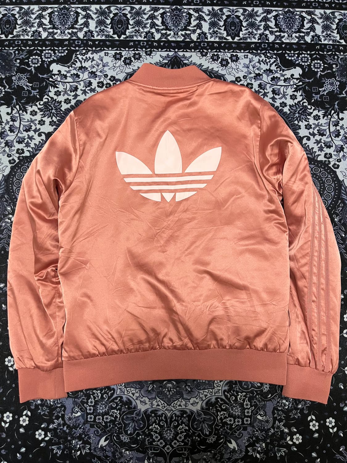 아디다스 빅로고 로즈골드 삼선 봄버 져지 트랙탑 100 상품이미지1