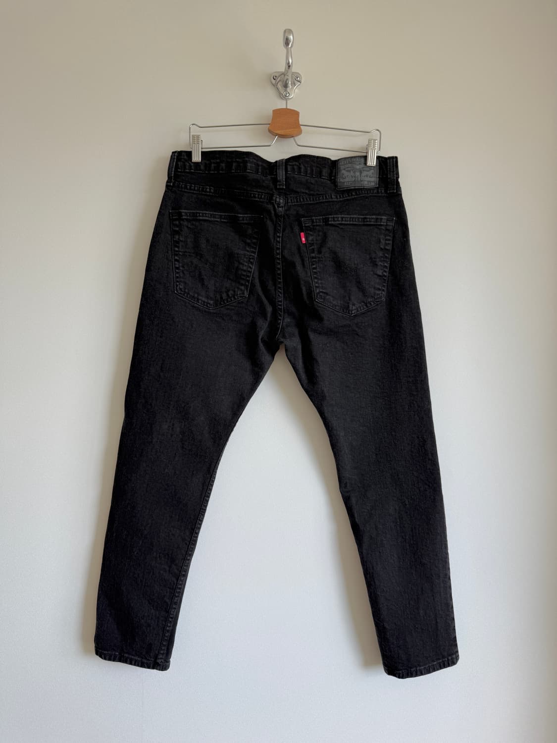 리바이스(Levi's) 512 블랭크탭 블랙 데님 상품이미지4