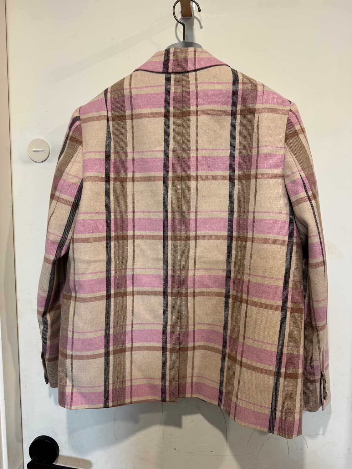 코스 울 체크 자켓 상품이미지4