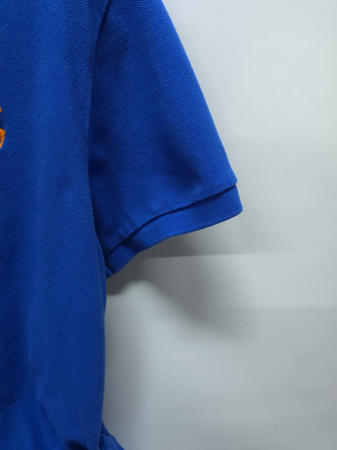 폴로 랄프로렌 커스텀 슬림핏 피케 반팔 티셔츠 블루(95) 상품이미지7