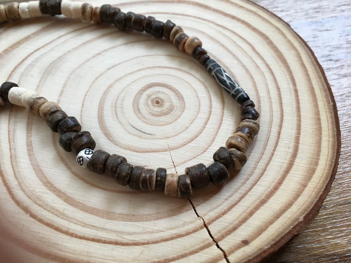 coconut wood necklace 상품이미지2