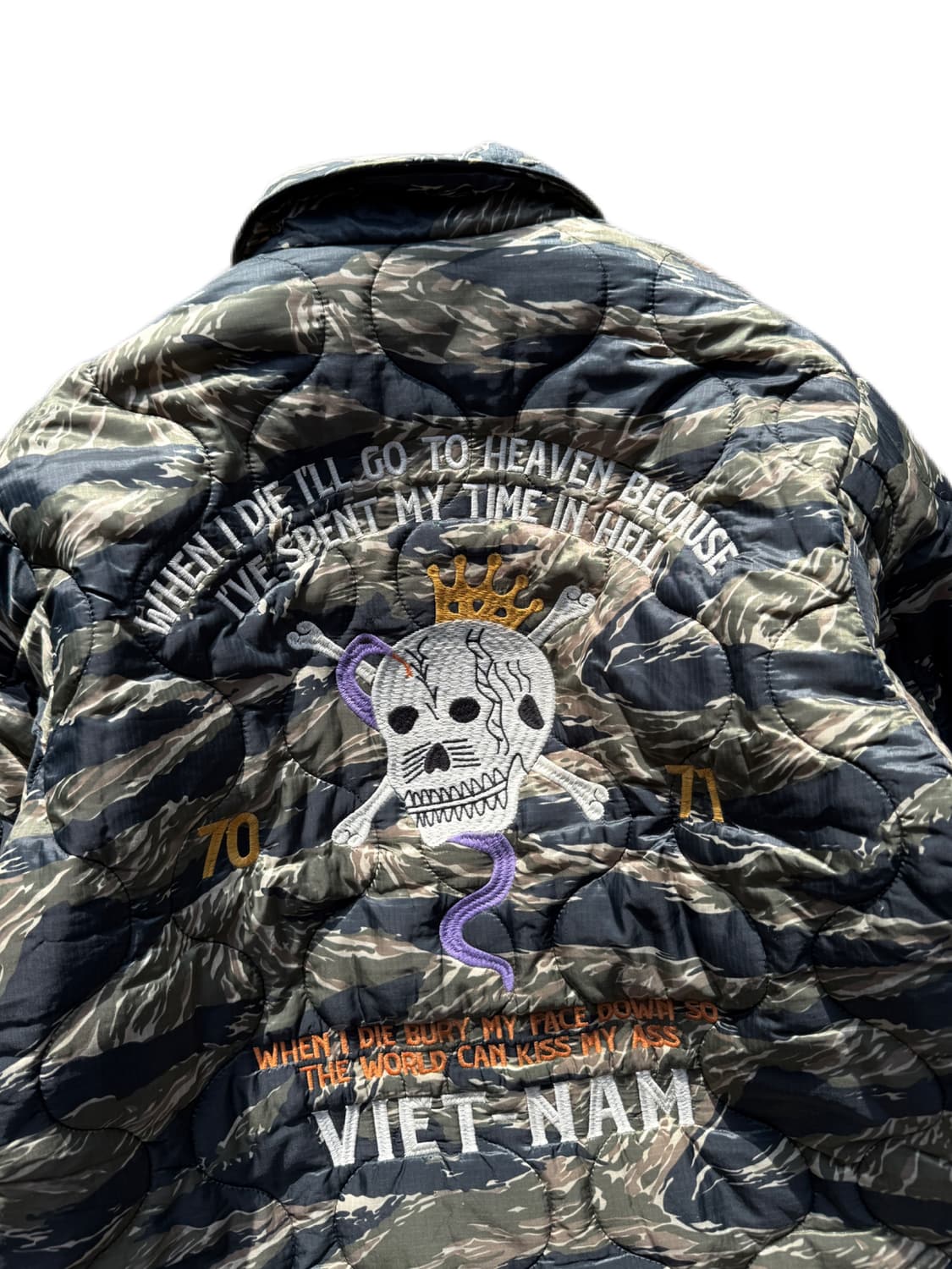 휴스턴 타이거카모 베트남 수베니어 자켓 2XL 상품이미지3