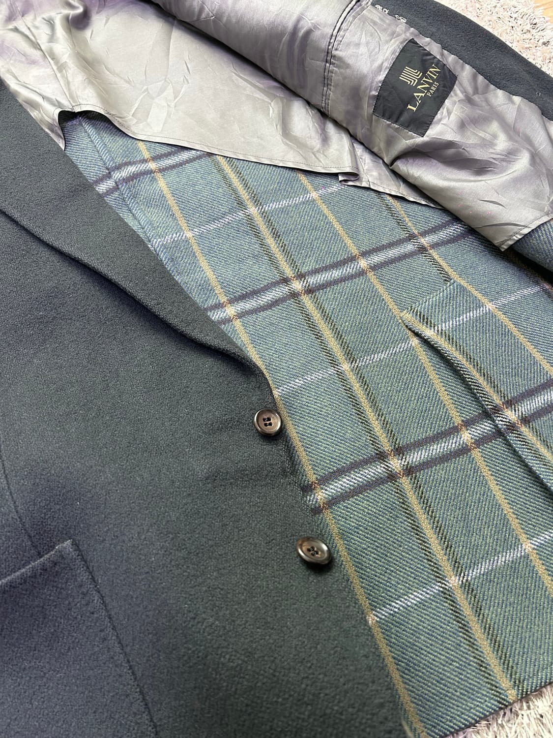 일본판 랑방 캐시미어 혼방 블레이저 사이즈 105 상품이미지2