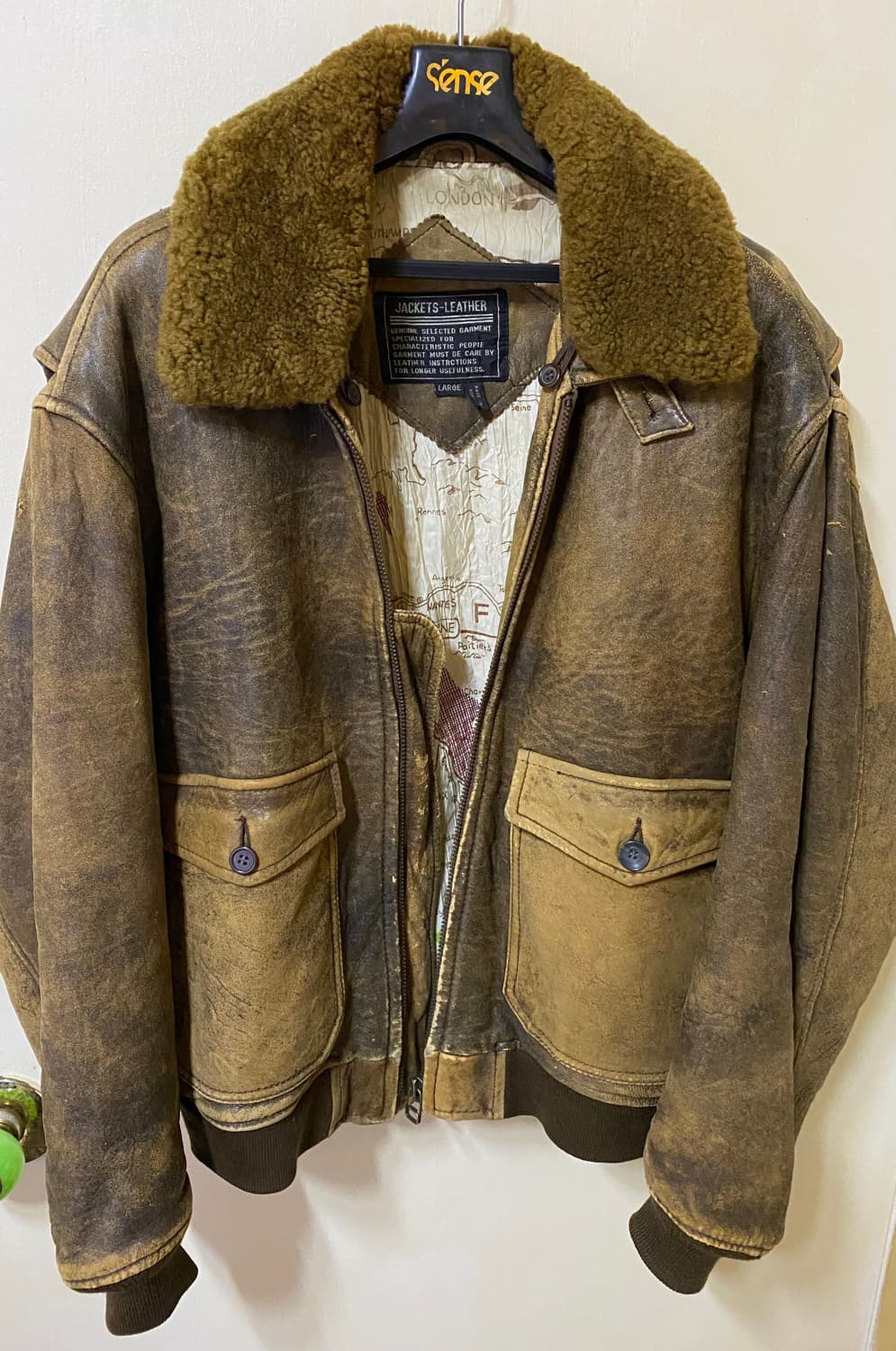 양가죽 항공자켓 상품이미지4