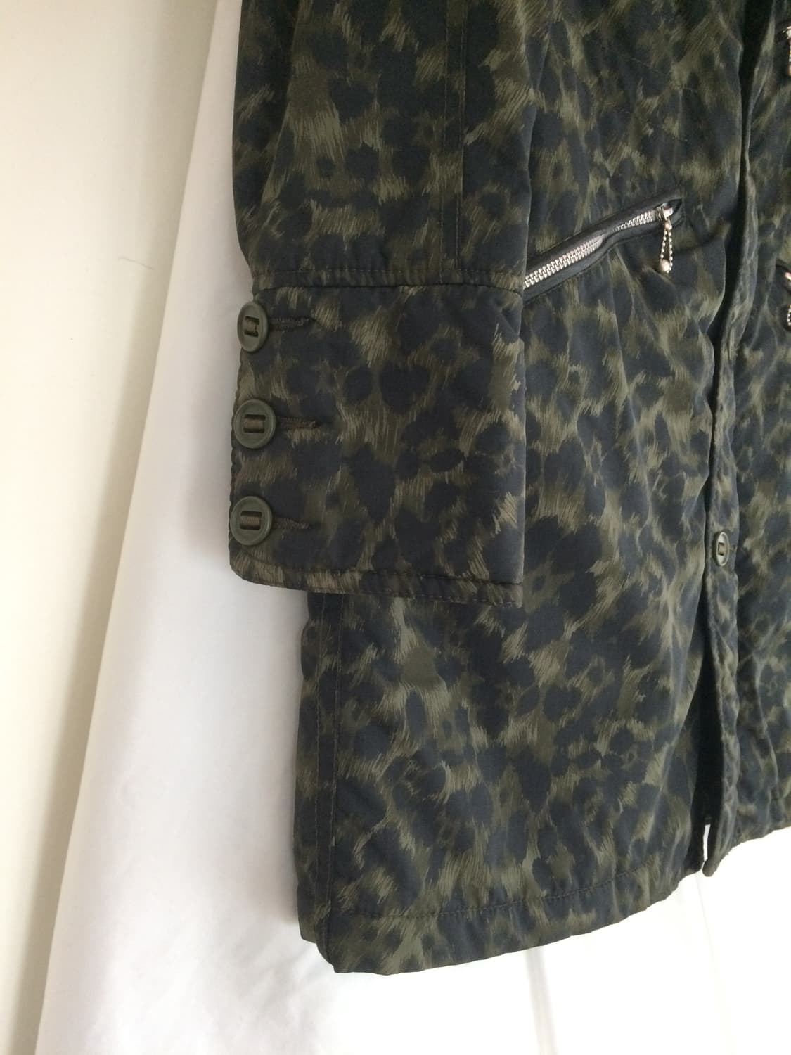 히스테릭 글래머 프리마 로프트 레오파드 히스걸 경량 패딩 후드 자켓 상품이미지6