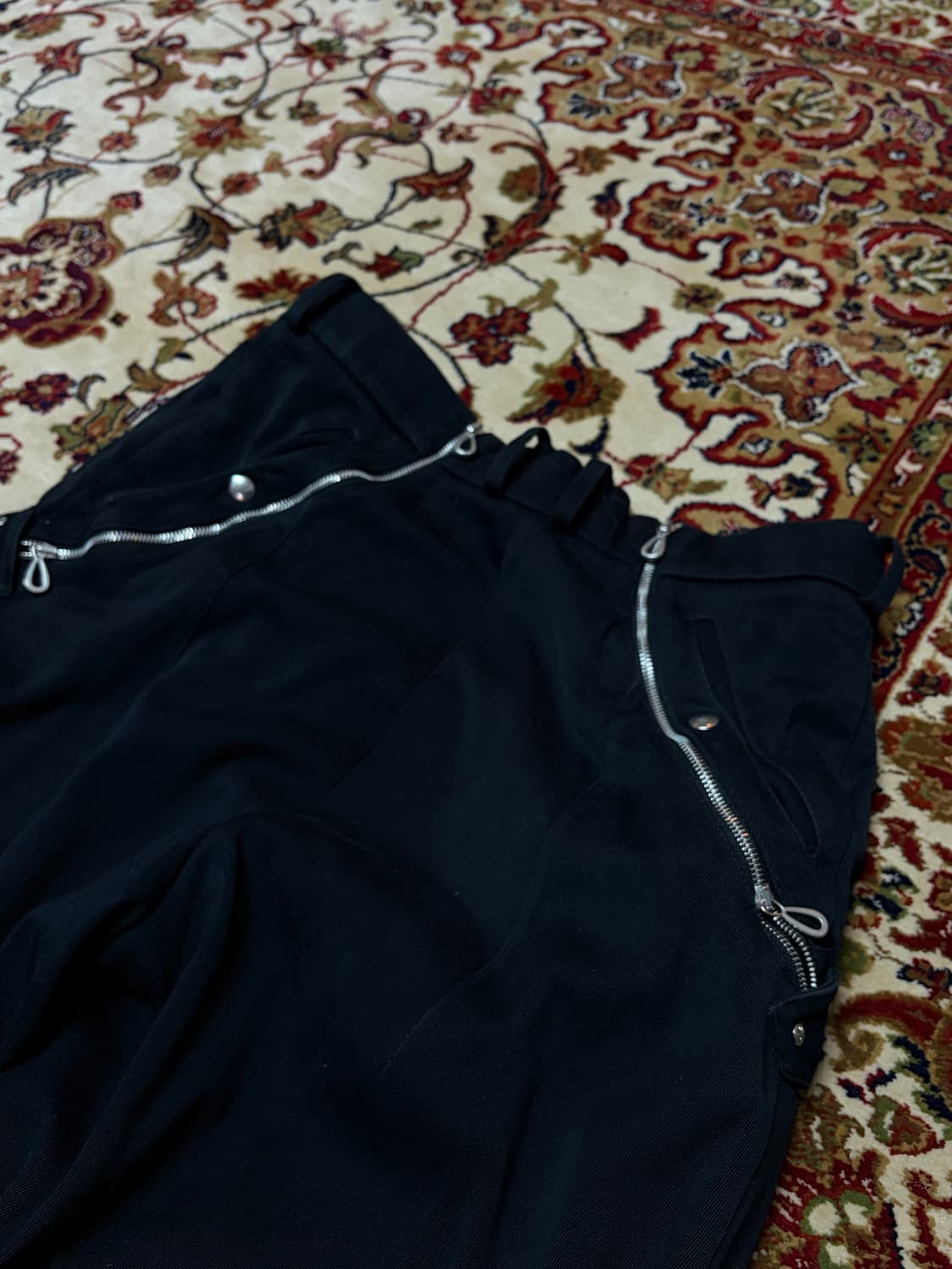 [46]24FW 키코코스타디노브 녹스 트라우저 레이븐 블랙 상품이미지3