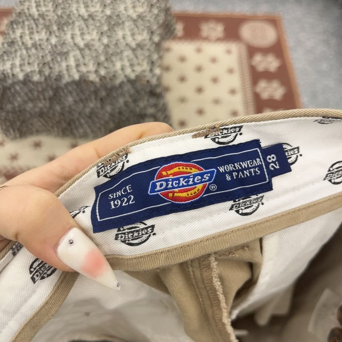 디키즈 빈티지 모던캐주얼 카멜 치노팬츠 면바지 28인치 C09402 상품이미지6