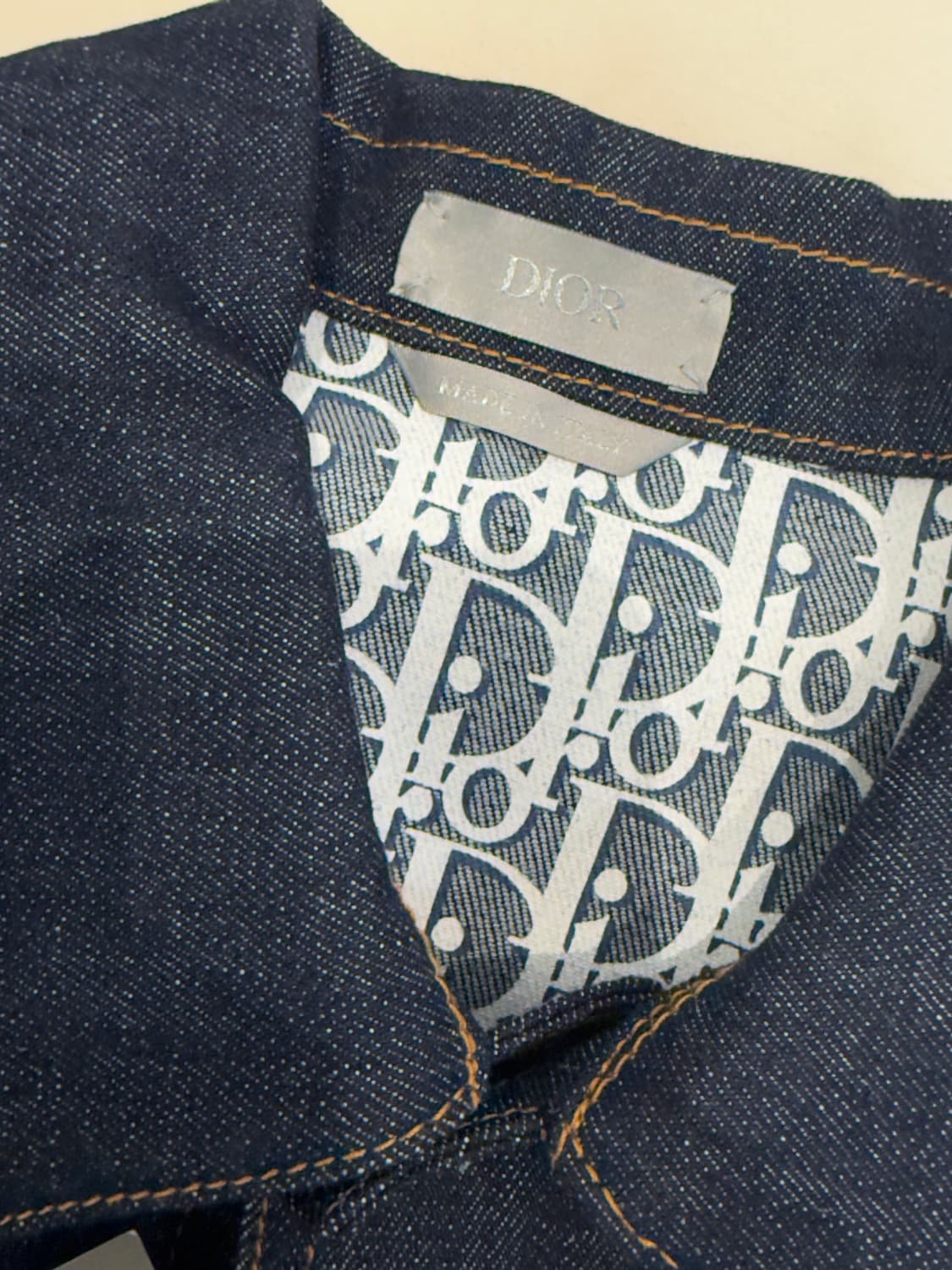 디올 남성 데님 자켓 50사이즈 (새상품) 상품이미지2
