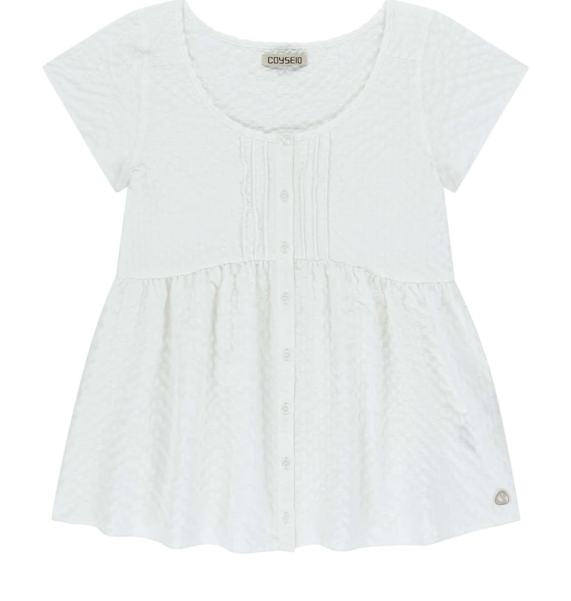 코이세이오 Coyseio PINTUCK BLOUSE WHITE 상품이미지1